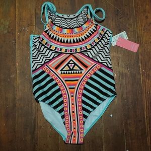 One piece bathing suit